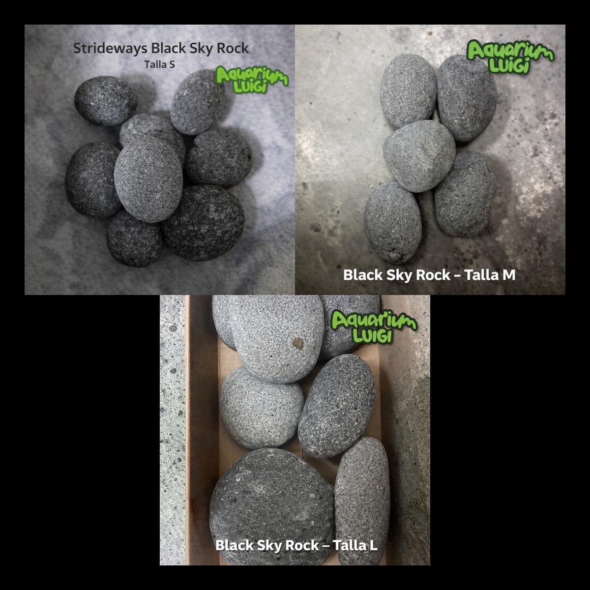 collage black sky rock